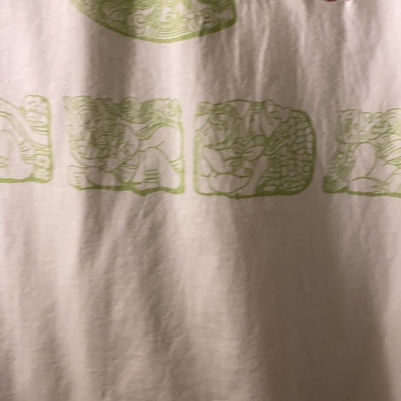 Bugatchi white t shirt with green and brown logo - Picture 3 of 7